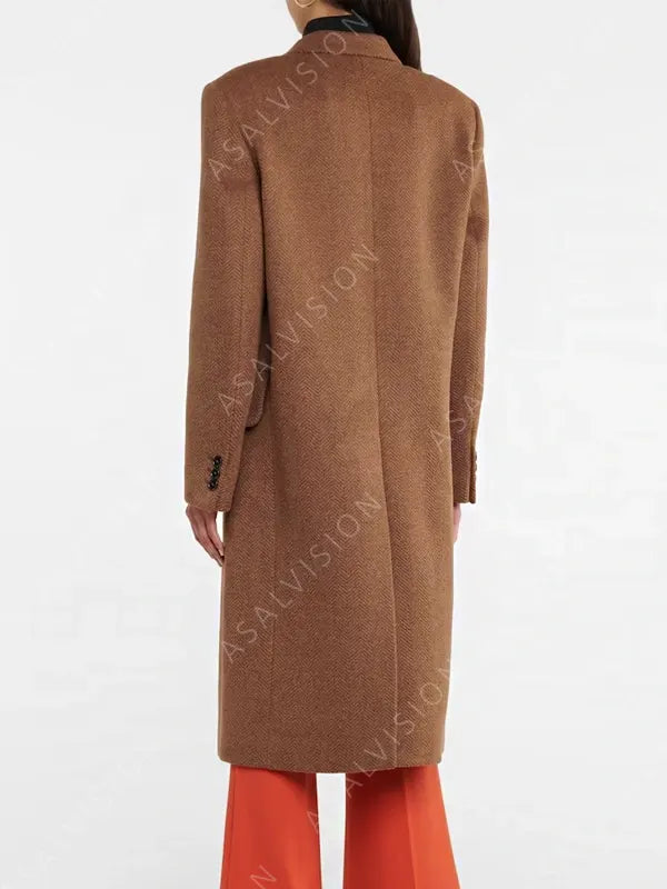 Stella McCartney Taylor Swift Brown Wool Coat
