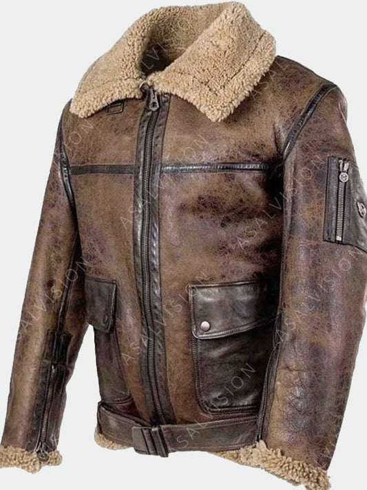 Steven Shearling Leather Jacket