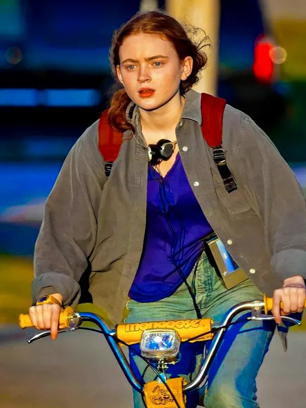 Stranger Things 4 Max Mayfield Black Jacket