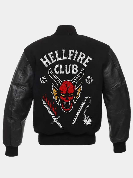Stranger Things Hellfire Club Varsity Jacket