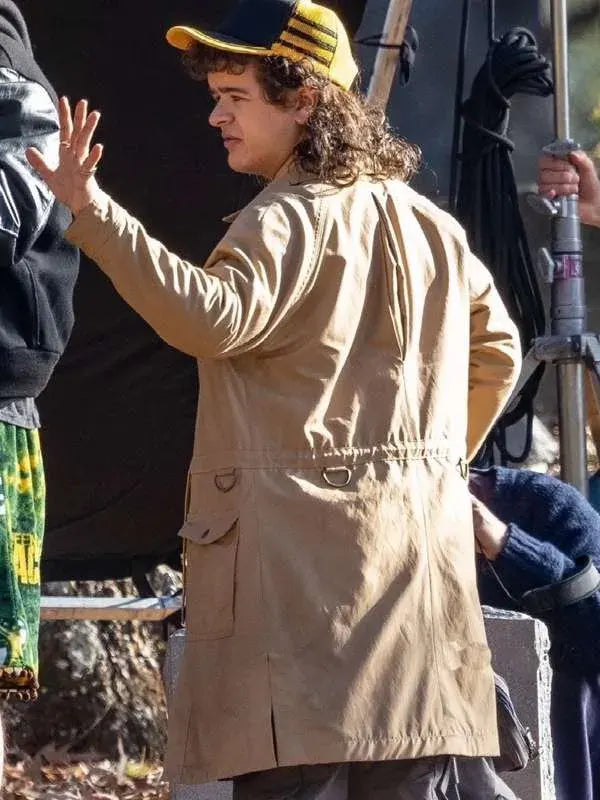 Stranger Things S05 Dustin Henderson Brown Long Jacket