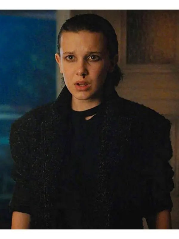 Stranger Things Season 3 Eleven Black Coat