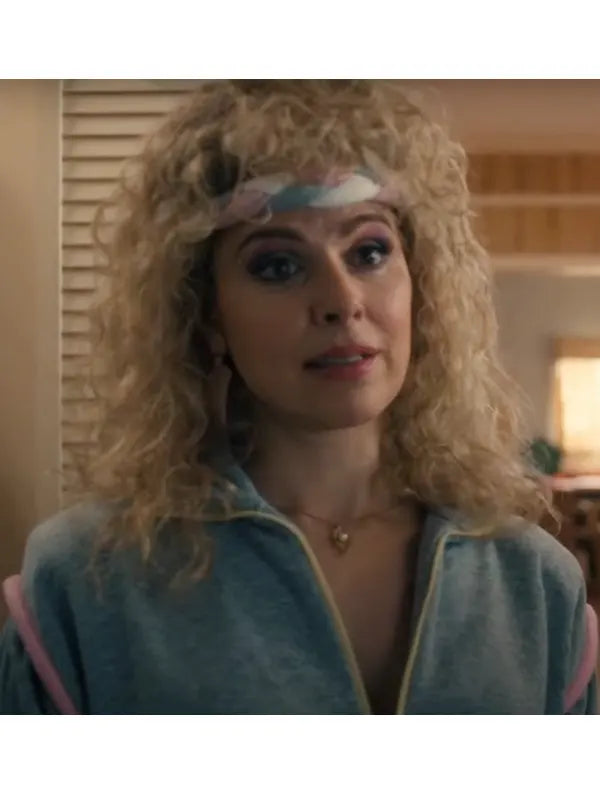 Stranger Things Season 4 Cara Buono Fleece Blue Jacket
