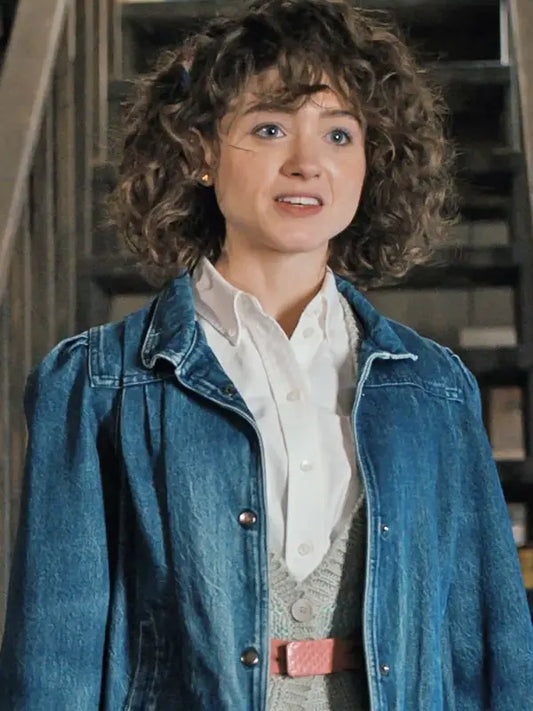 Stranger Things Season 4 Natalia Dyer Denim Jacket