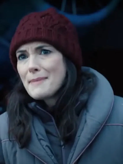 Stranger Things Winona Ryder Grey Coat