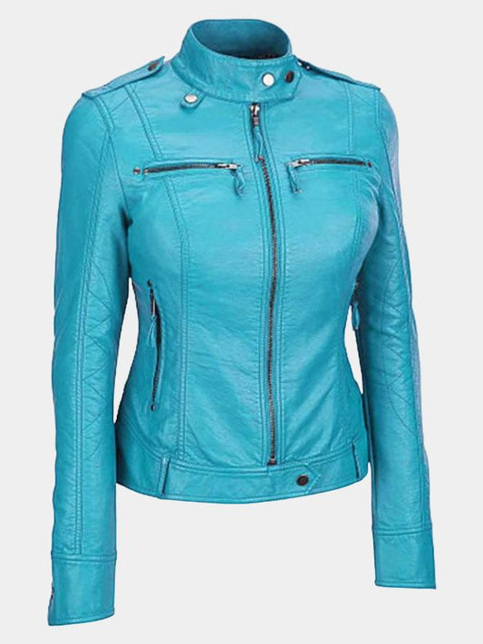 Stylish Blue Jacket For Womens