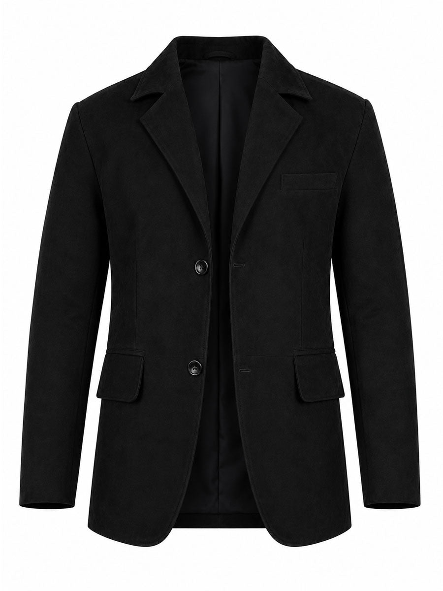Business Black Leather Jacket