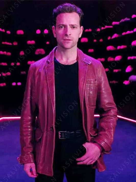 Supersex 2024 Rocco Siffredi Brown Leather Jacket