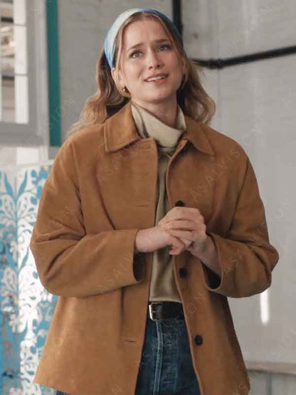 TV Series Elsbeth 2024 Elizabeth Lail Brown Jacket