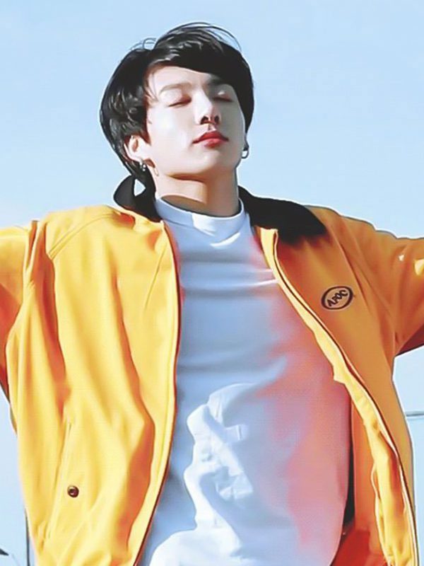 TV Series Euphoria Jungkook Apoc Yellow Bomber Cotton Jacket