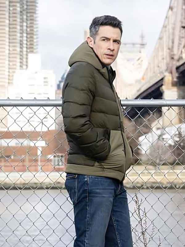 TV Series FBI 2024 John Boyd Green Hooded Puffer Jacket