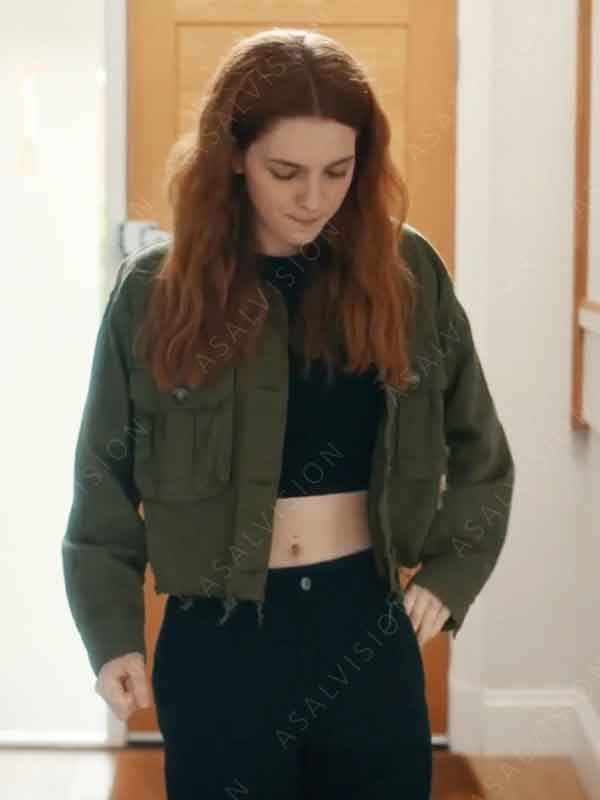 TV Series Geek Girl 2024 Emily Carey Green Cotton Jacket