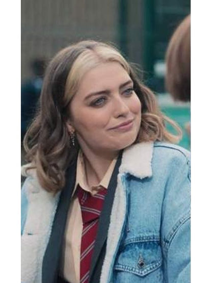 TV Series Heartstopper Rhea Norwood Denim Blue Jacket