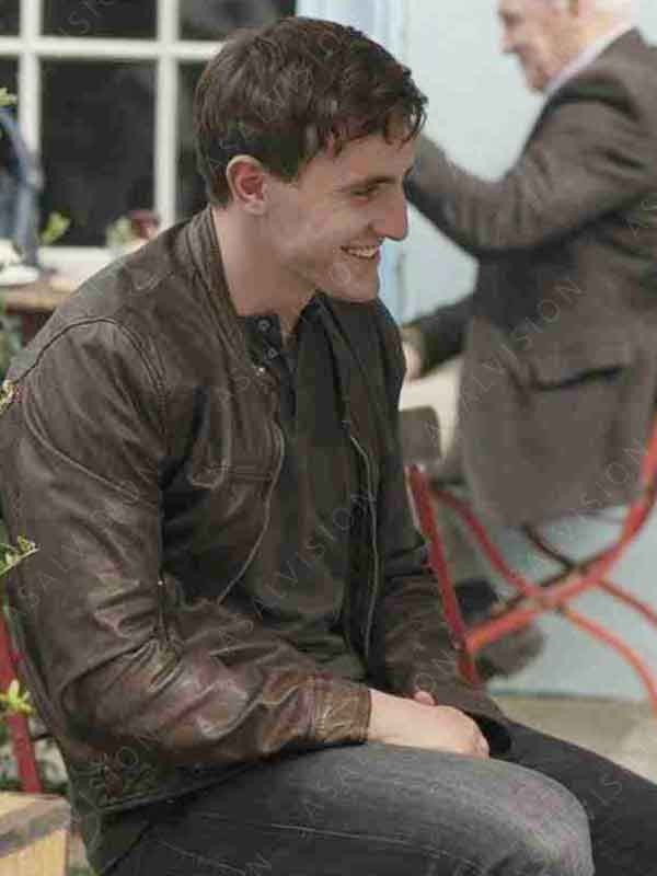 TV Series Normal People 2020 Paul Mescal Brown Leather Jacket
