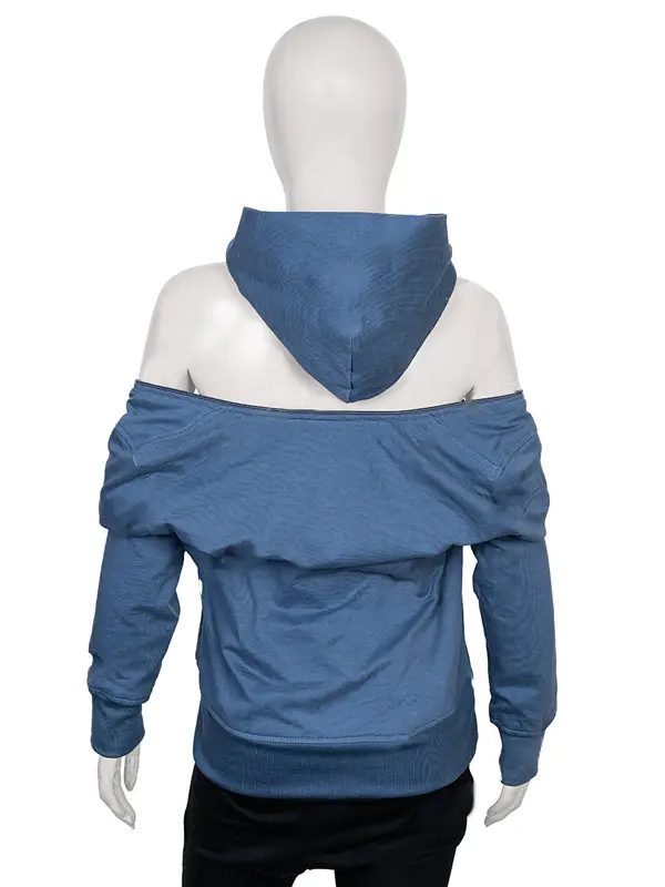TV Series Sofia Carson Feel The Beat Off Shoulder Hoodie