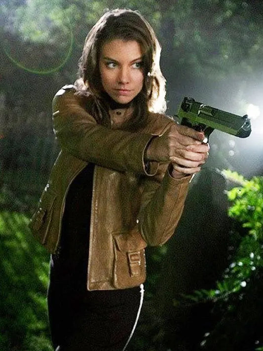 TV Series Supernatural Bela Talbot Leather Brown Jacket