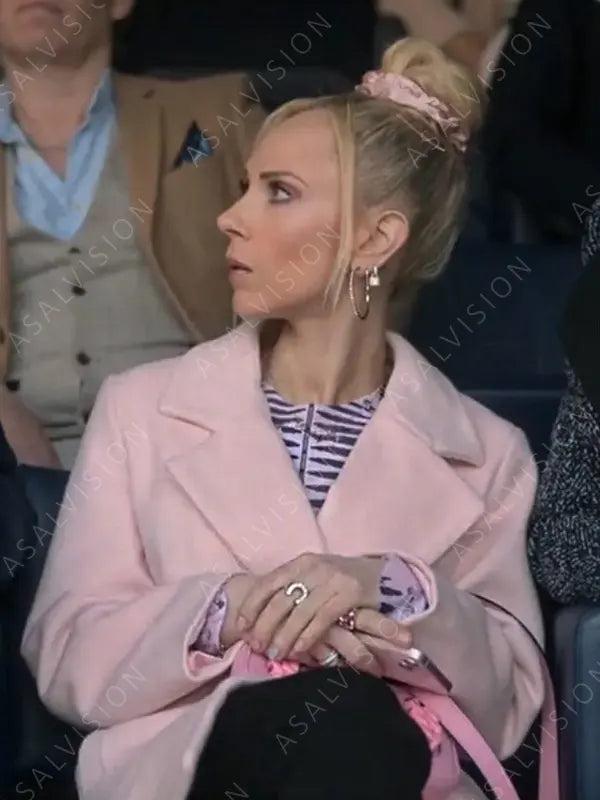 TV Series Ted Lasso S03 Juno Temple Pink Trench Coat