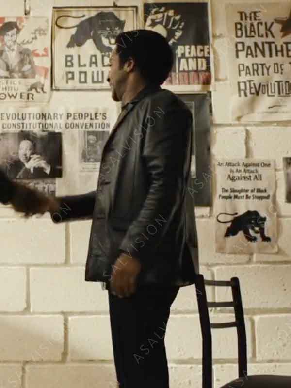 TV Series The Big Cigar S01 André Holland Black Leather Coat