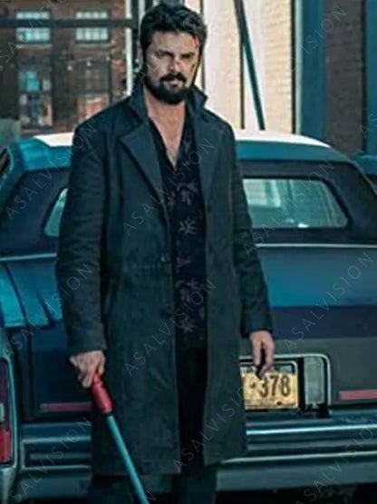 TV Series The Boys Karl Urban Trench Black Coat