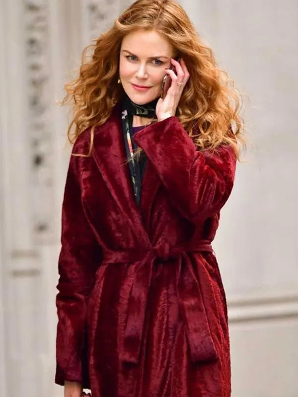 TV Series The Undoing Grace Sachs Red Velvet Coat