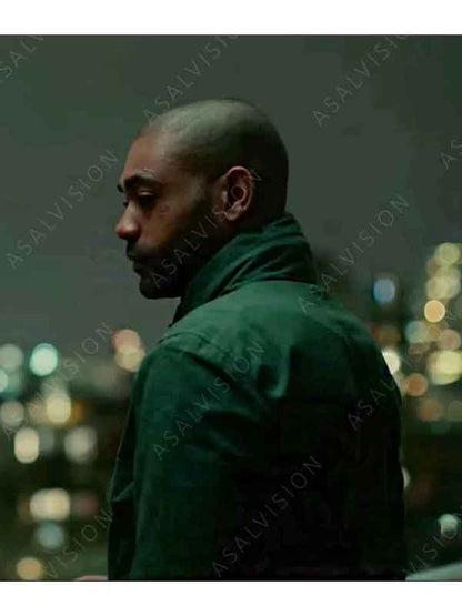 TV Series Top Boy Sully Stone Island Green Cotton Jacket