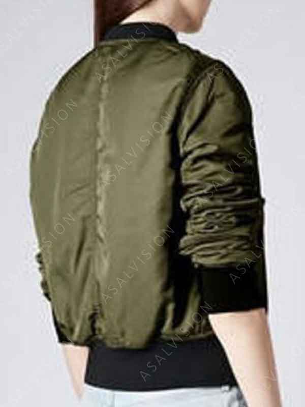 TV Series True Detective Rachel McAdams Green Bomber Jacket