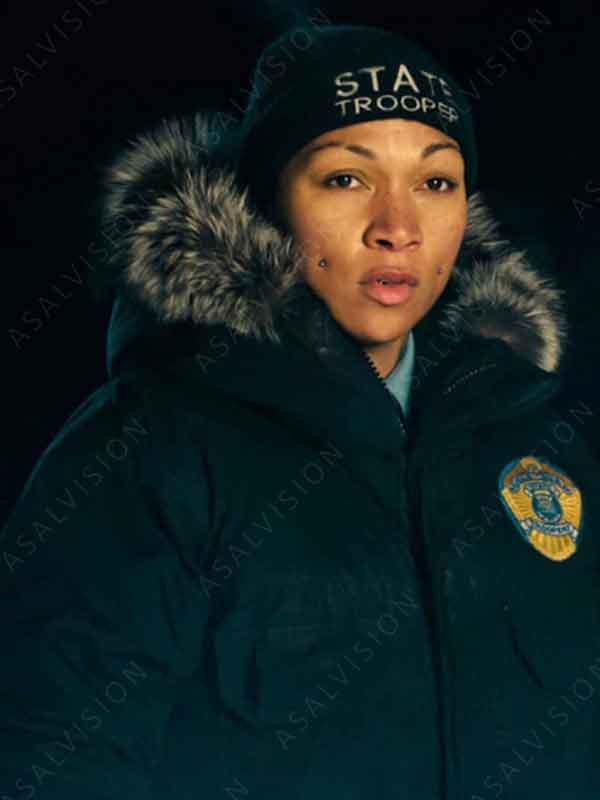 TV Series True Detective Season 4 Kali Reis Black Parka Jacket