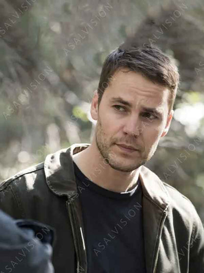 TV Series True Detective Taylor Kitsch Black Cotton Jacket