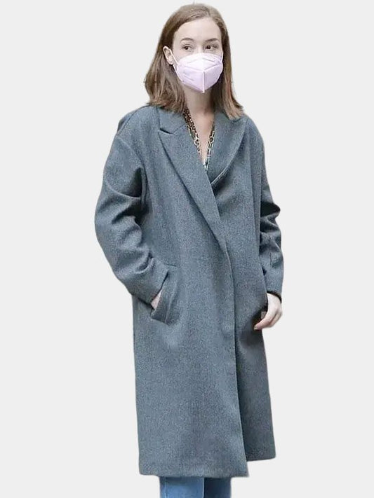 Tara McAllister Suspicion Grey Trench Coat
