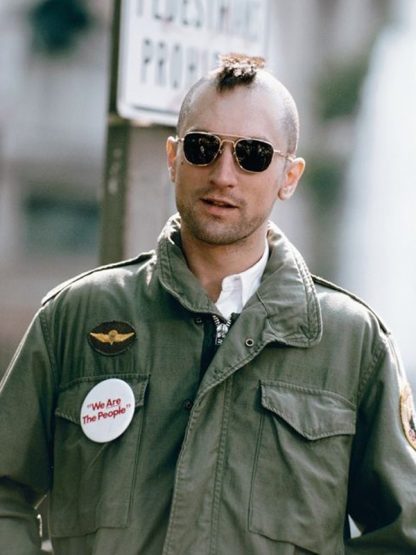 Taxi Driver Travis Bickle Green Military Jacket