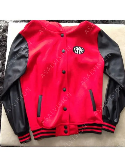 Taylor Swift Varsity Bomber Hooded Jacket