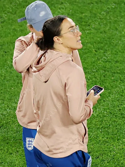 Team England Lionesses Pink Zipper Hoodie