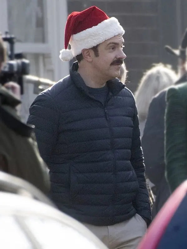 Ted Lasso Jason Sudeikis Black Puffer Jacket