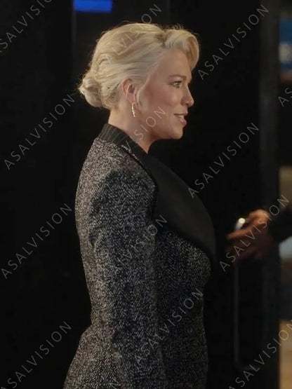 Ted Lasso Season 3 Hannah Waddingham Asymmetric Coat 