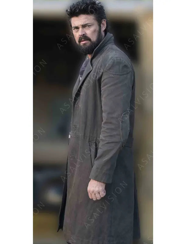 The Boys Trench Black Coat