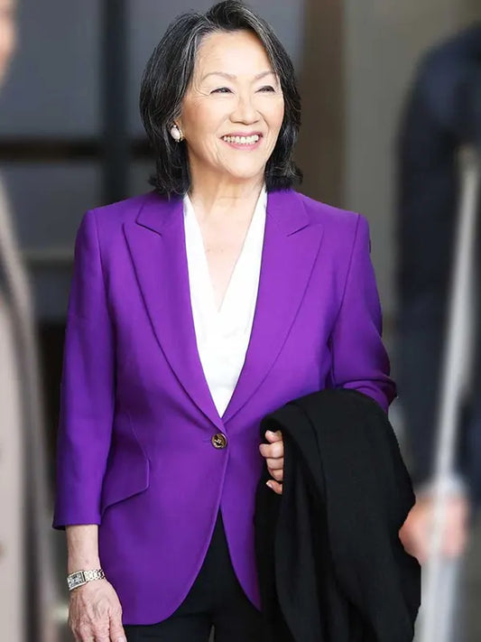 The Company You Keep 2023 Freda Foh Shen Purple Blazer