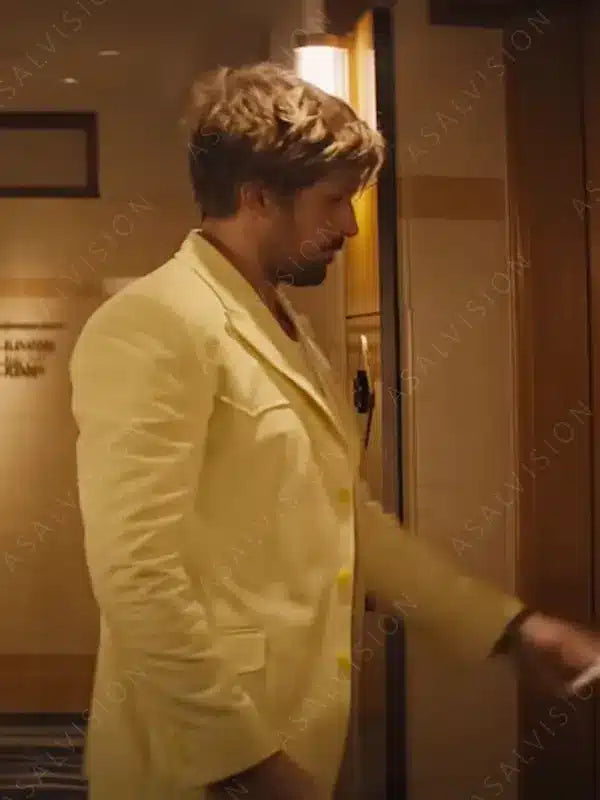 The Fall Guy 2024 Colt Seavers Yellow Blazer