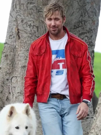 The Fall Guy 2024 Ryan Gosling Red Jacket