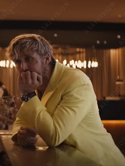 The Fall Guy 2024 Ryan Gosling Yellow Blazer