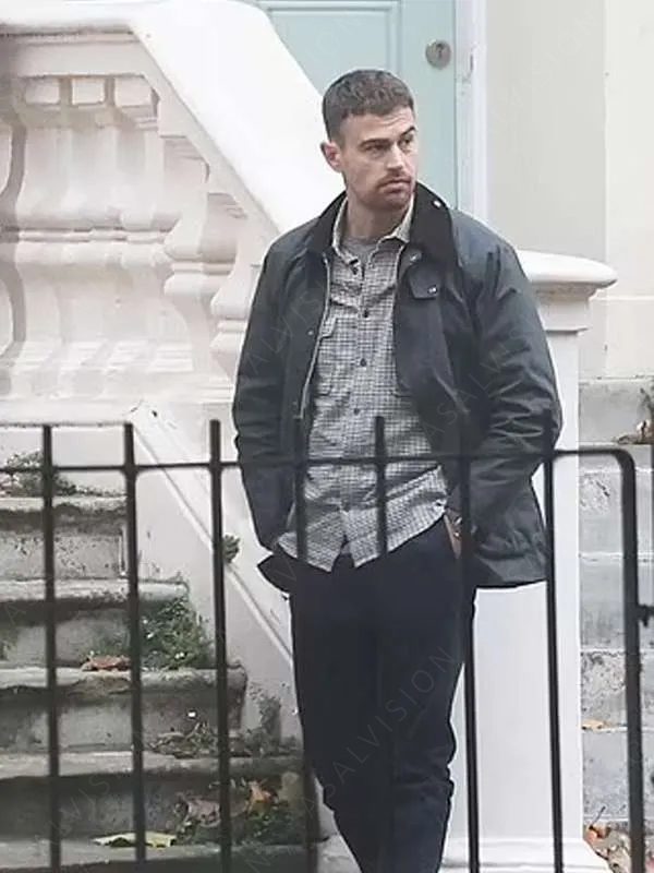 The Gentlemen Theo James Black Cotton Jacket