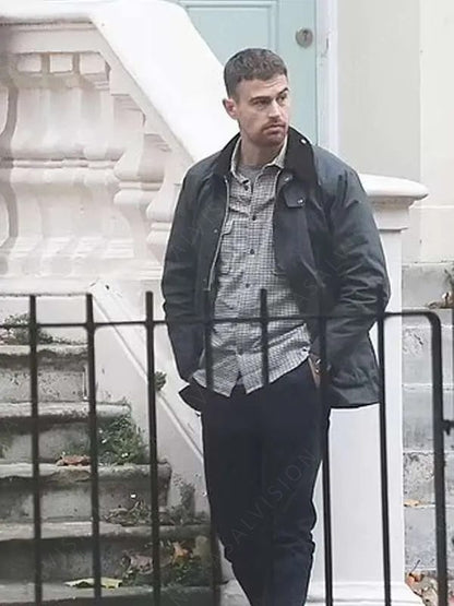 The Gentlemen Theo James Black Cotton Jacket