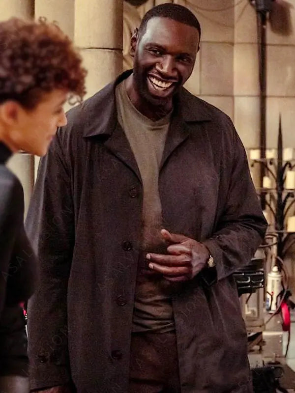 The Killer 2024 Omar Sy Wool Trench Coat
