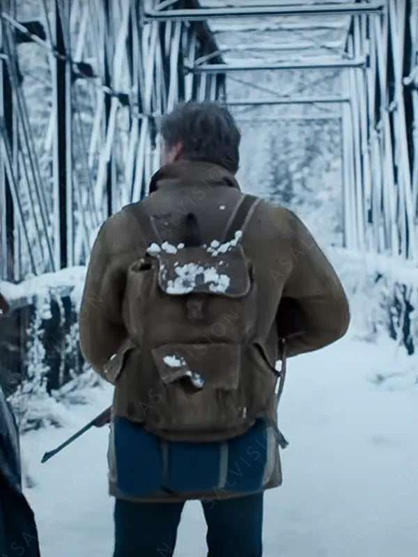 The Last Of Us 2023 Pedro Pascal Leather Brown Jacket