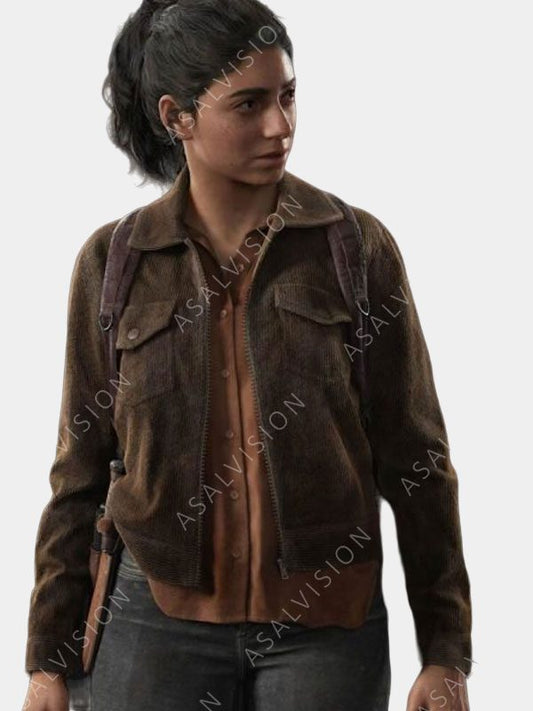 The Last of Us Part 2 Brown Corduroy Jacket