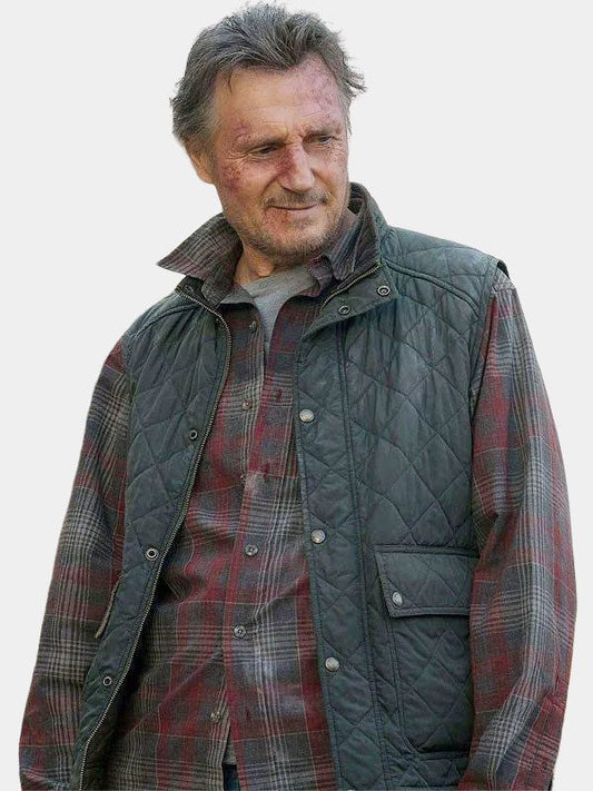 The Marksman 2021 Liam Neeson Quilted Vest