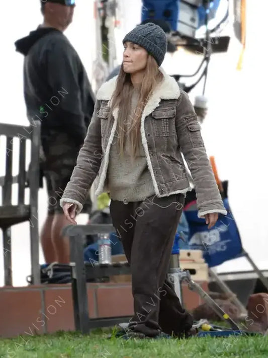 The Mother Jennifer Lopez Shearling Jacket