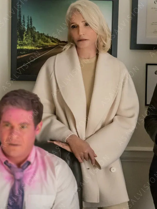 The Out-Laws 2023 Lily McDermott Beige Coat