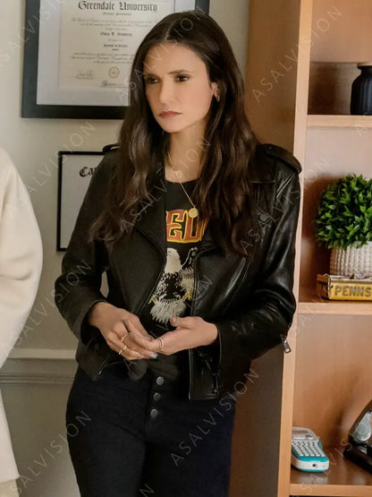 The Out-Laws 2023 Parker McDermott Black Leather Jacket