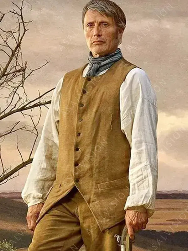 The Promised Land 2024 Ludvig von Kahlen Brown Vest
