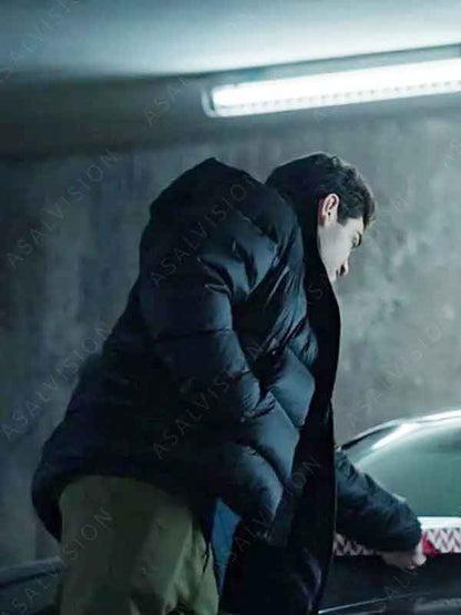 The Recruit Owen Hendricks Black Puffer Jacket